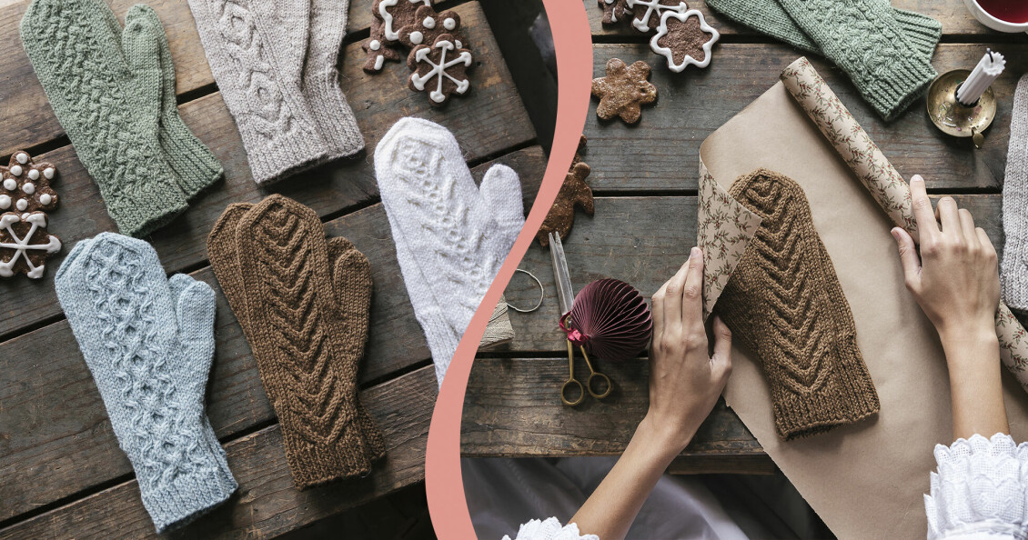 Sticka vantar – 5 olika flätmönster i gratis stickmönster | Allas