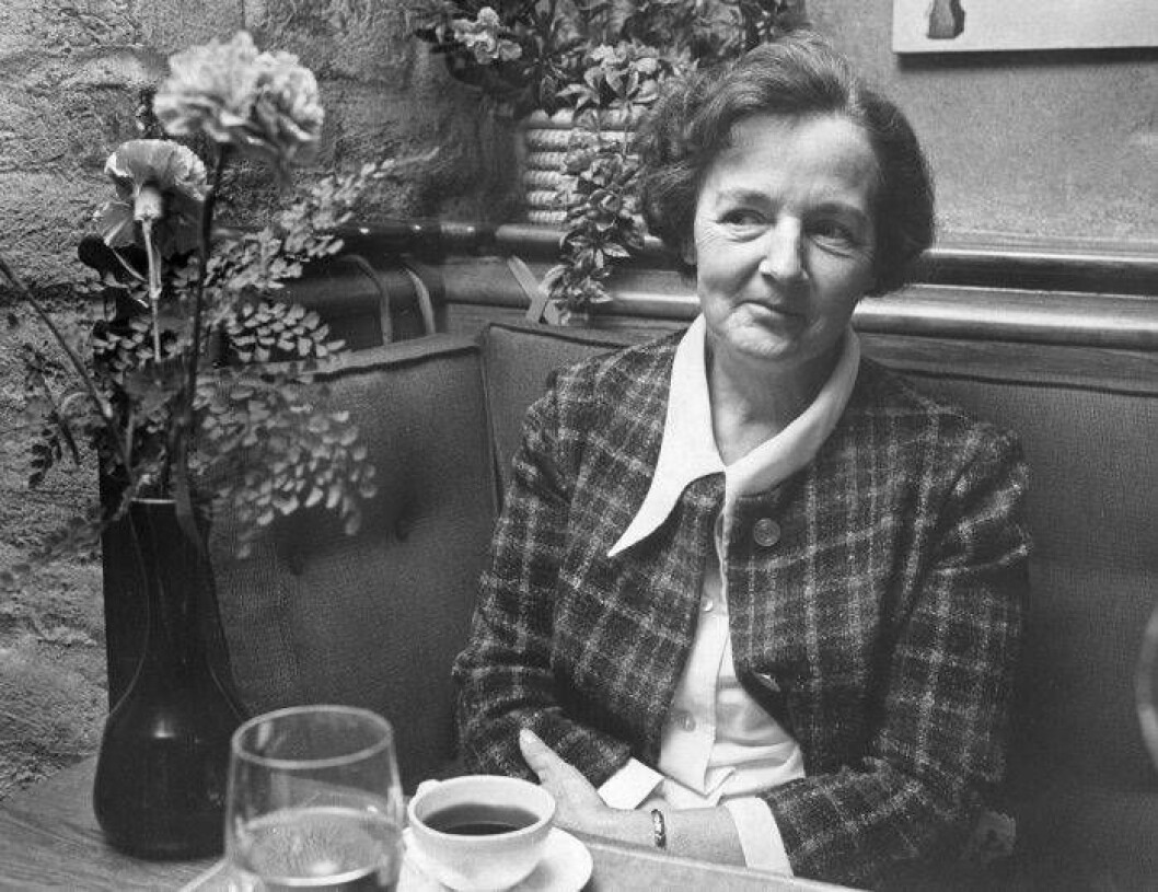 Städerskan Carin Rosén hittade filmrullar med hemliga handlingar gömda på vinden i Stig Wennerströms hus. Foto: TT Stig Wennerströms städerska