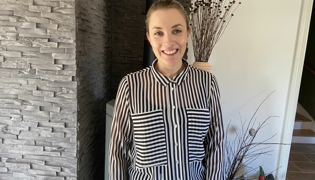 Stina Restin Fahlgren har nästan gjort det till en sport att hitta smarta återbrukslösningen med bland annat Ikeamöbler. Foto: Privat Stina Restin Fahlgren är en hejare på att återbruka ikeamöbler.