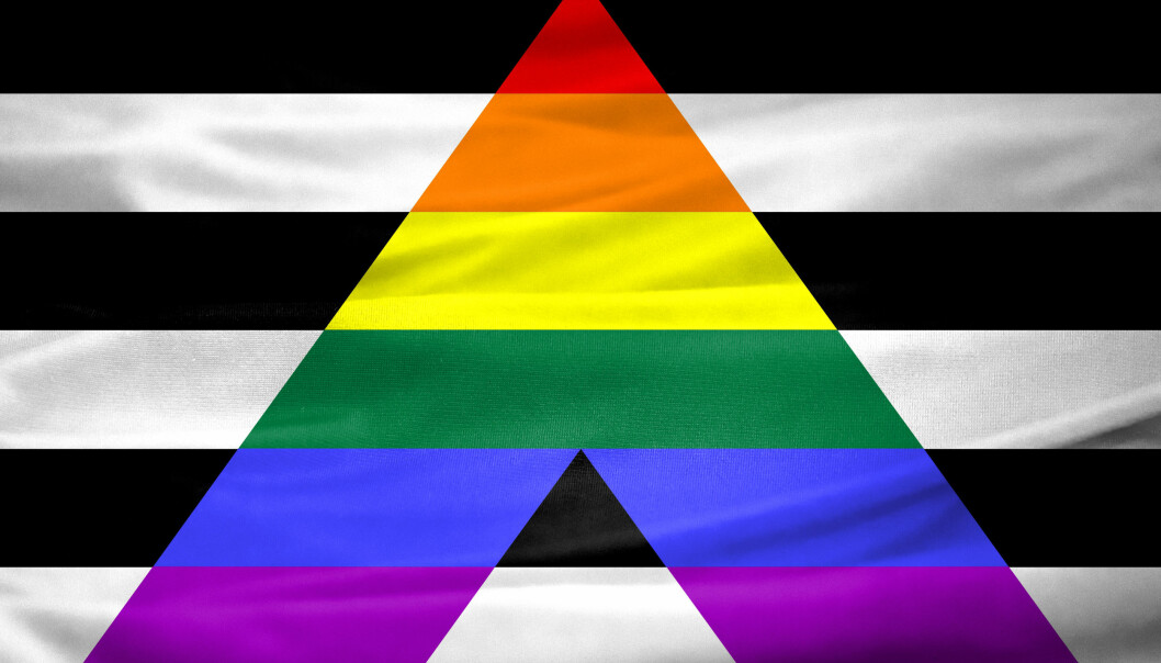 Straight Ally pride-flaggan