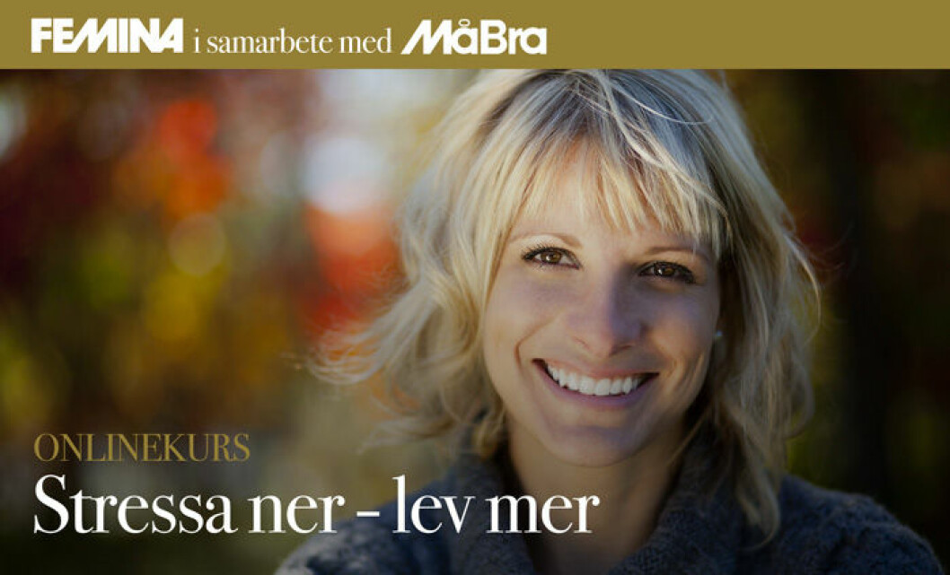 Onlinekurs: Stressa ner - lev mer