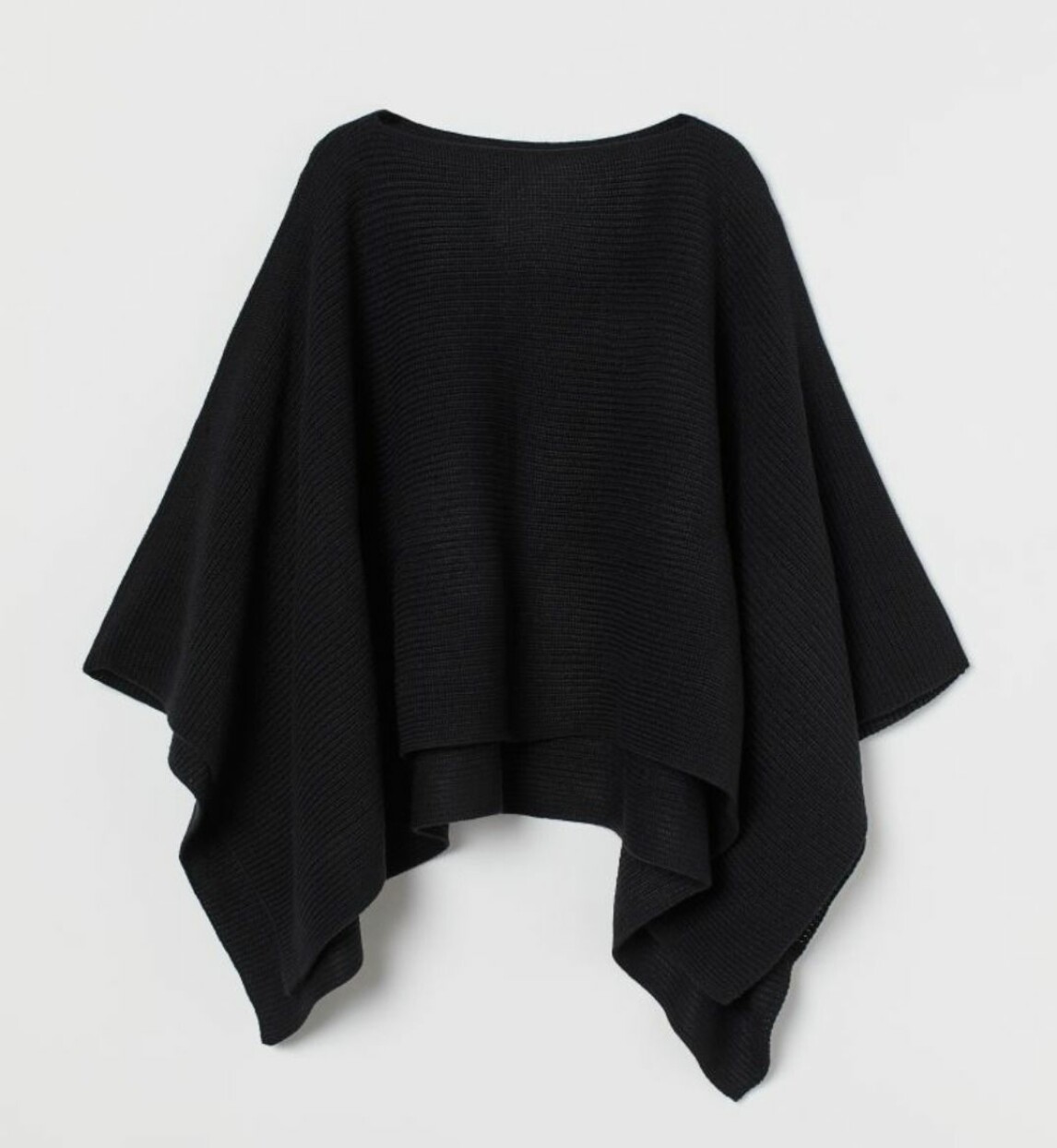 tvärstickad poncho H&M