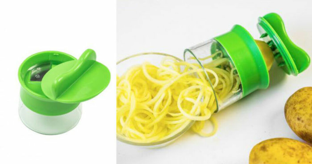 Färdigsvarvad grönsakspasta håller ett par dagar i kylskåpet. Grönsakssvarven på bilden <a href="https://shop.femina.se/kok/gronsakssvarv?utm_source=femina.se&utm_medium=redaktionell_gronsakspasta&utm_campaign=svarv" target="_blank" rel="noopener">finns i vår shop</a>.