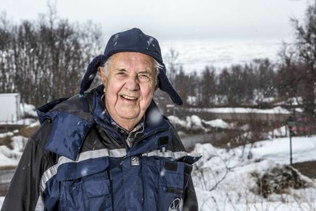 Bert-Åke Varg har gått från vresig maskinist i ”Rederiet” till virrig pistskötare i ”Andra åket”. Bild: Janne Danielsson/SVT Bert-Åke varg i ”Andra åket”