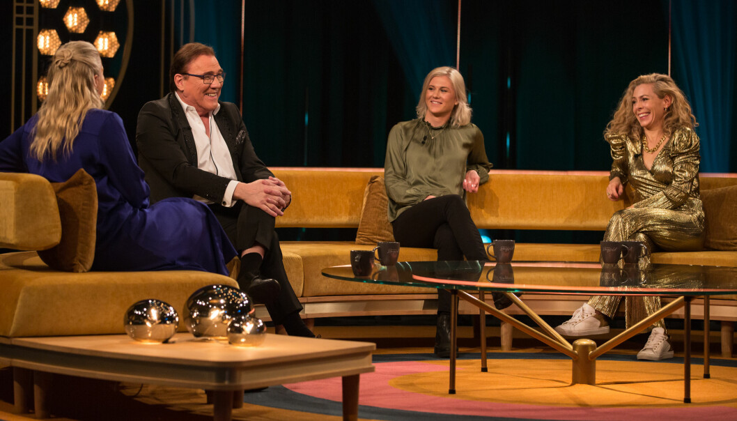 Carina Bergfeldt, Christer Sjögren, Maja Dahlqvist och Eva Röse.