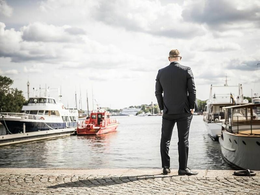 Carl fem år efter syraattacken.