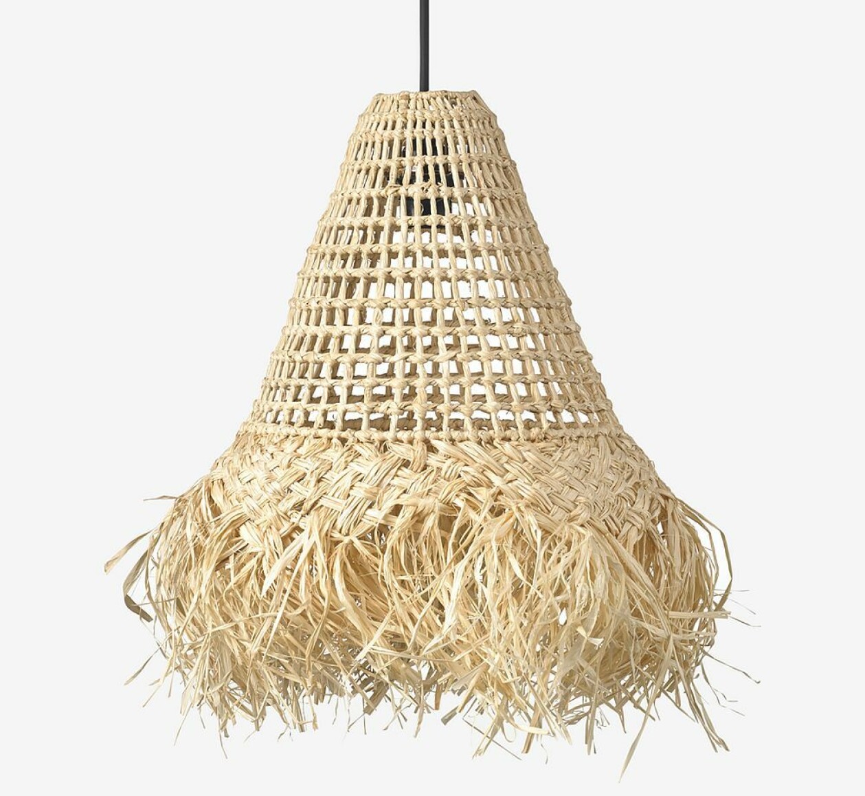 Takskärm i flätad bast från PR Home