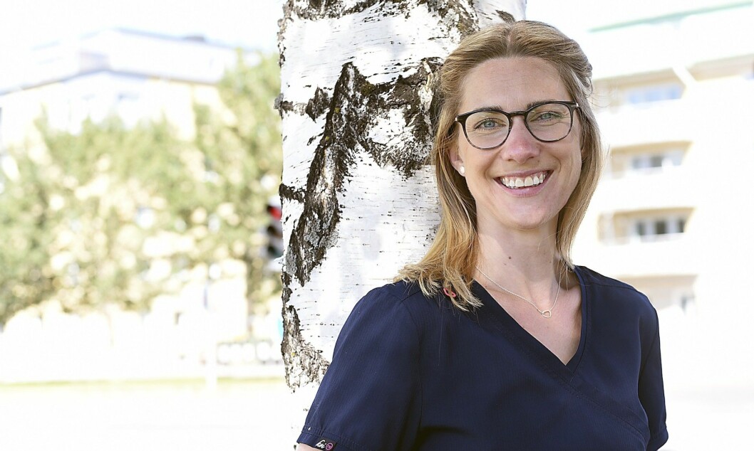 Tandläkare Linnea Roslund berättar om vanliga tandproblem. 