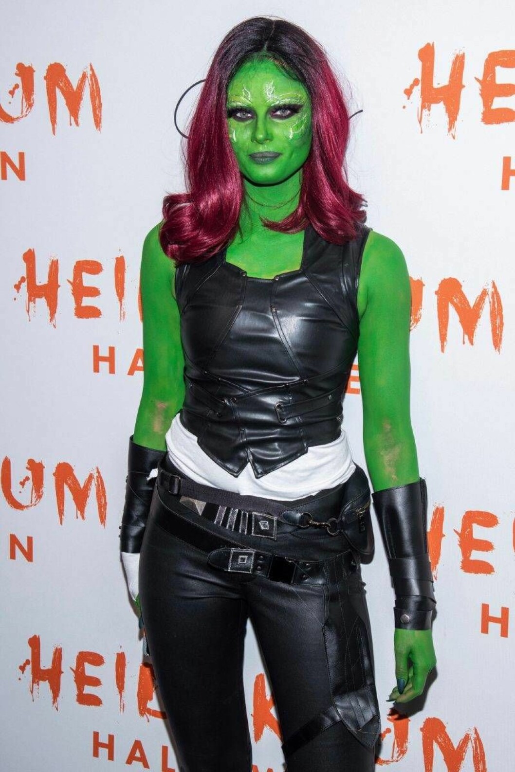 Taylor Hill på Heidi Klums halloweenfest 2019