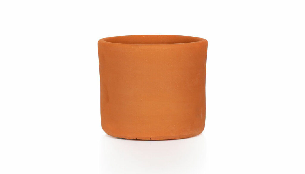 Terracottakruka från Åhlens.