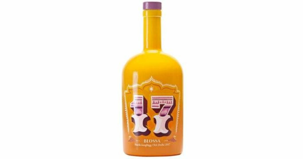 Blossa 17 Old Delhi, vit starkvinsglögg 15 %, nr 86589, 109 kr/75 cl.