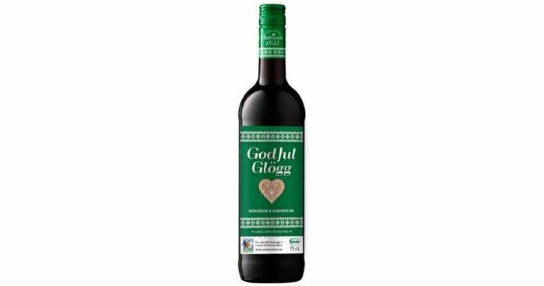 God Jul Glögg, ekologisk, kravmärkt och alkoholfri, 26 kr/75 cl.