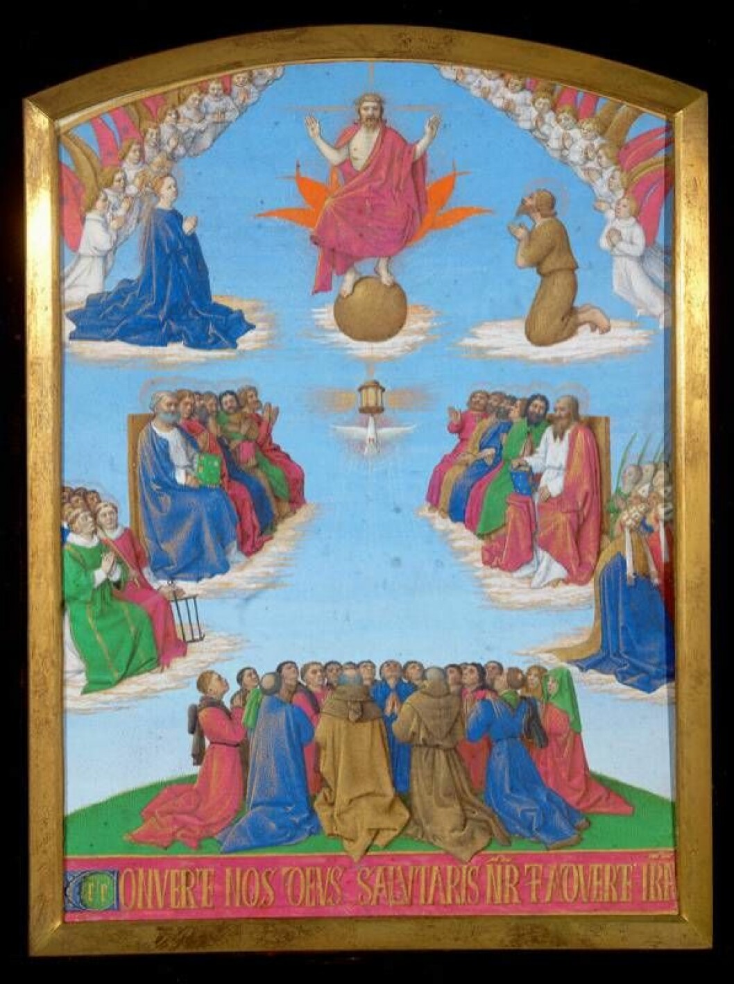 The Ascension of the Holy Spirit målad av konstnären Jean Fouquet 1455. Bild: IBL Bildbyrån
