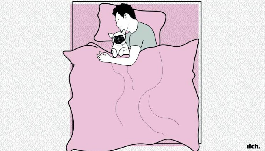 Ill: SWNS/Itch The cuddle bug