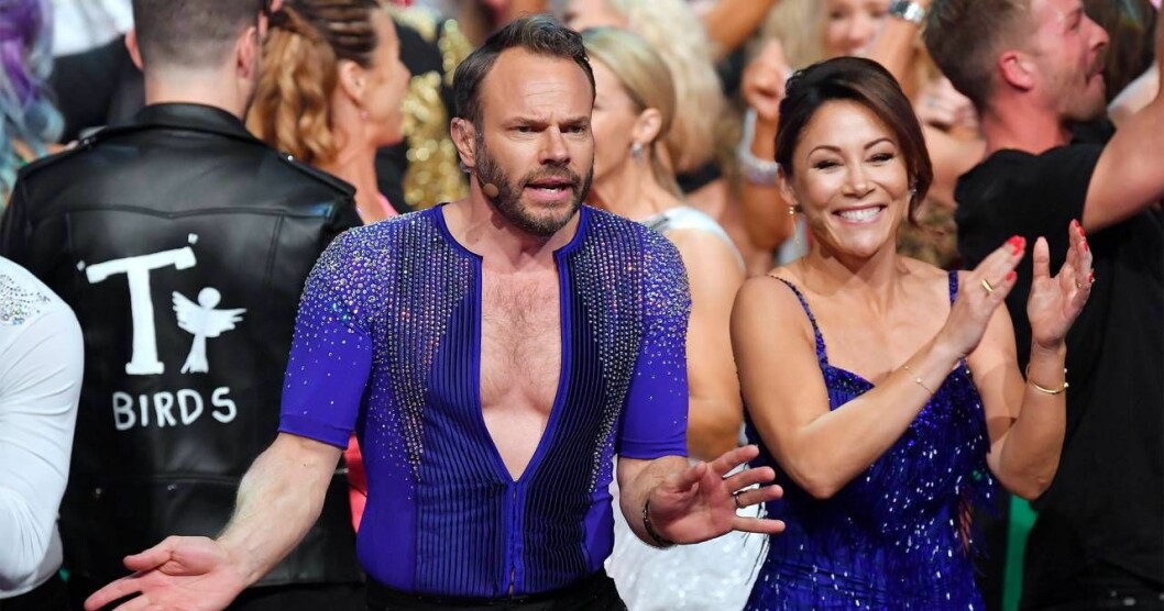 Tilde de Paula Eby och David Hellenius var tidigare ett par. Här i finalen av Let’s Dance 2019. Foto: Karin Törnblom/TT Tilde de Paula Eby och David Hellenius var tidigare ett par. Här i finalen av Let