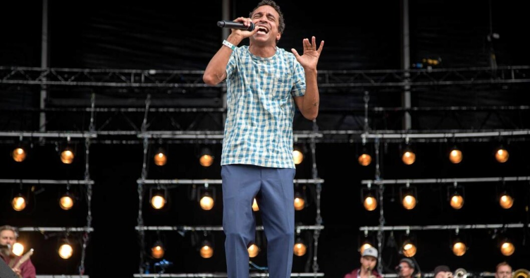 Foto: Thomas Johansson/TT Timbuktu & Damn! uppträder på Allsång på Skansen 25 juni 2019.