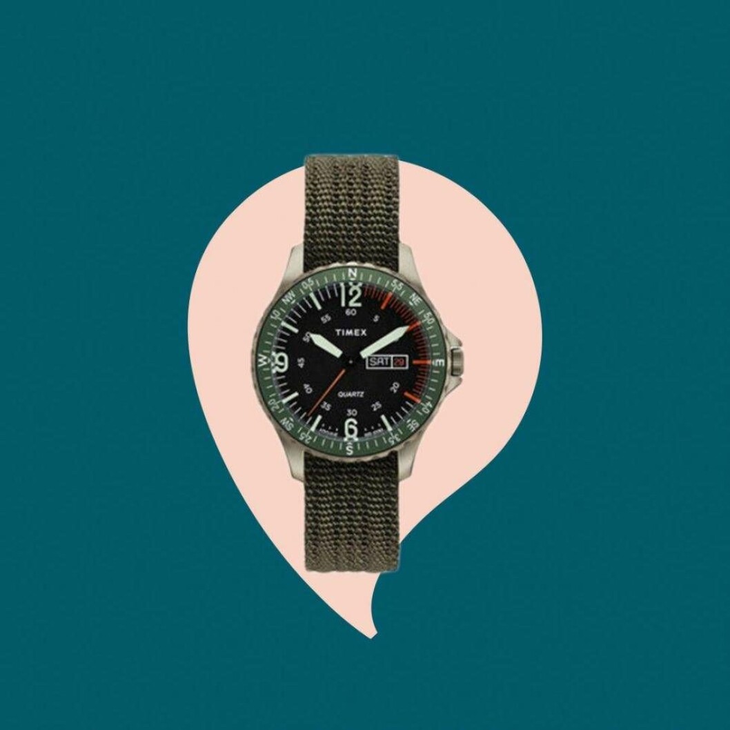 Times klocka grön