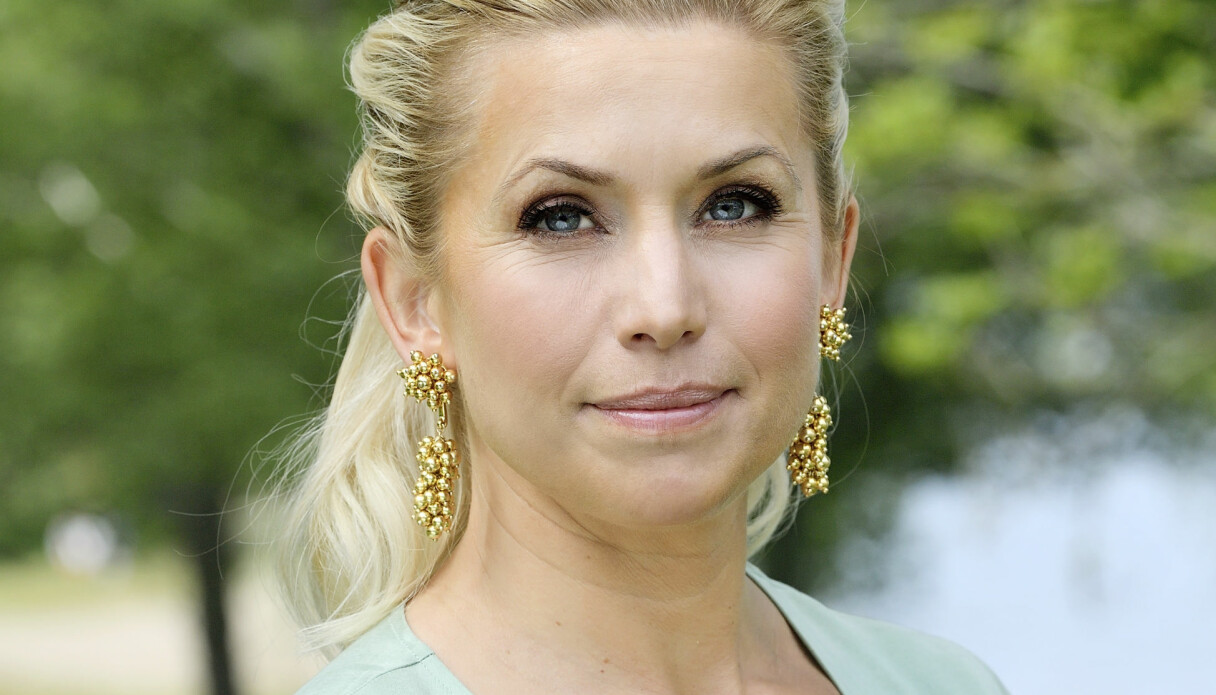 Tina Nordström på Taxinge slott.