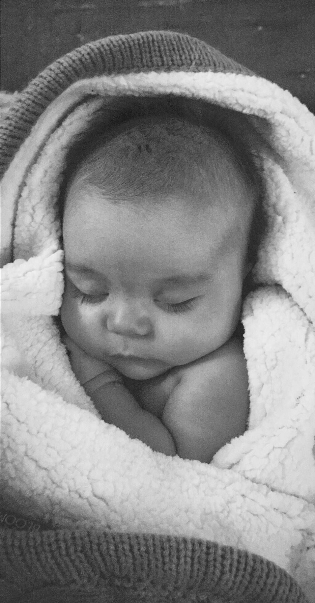 Lilla Bibi kom till världen i december 2017. Foto: Privat Bibi, Titiyos bebis.
