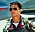 Tom Cruise med pilotglasögon från filmen Top Gun.