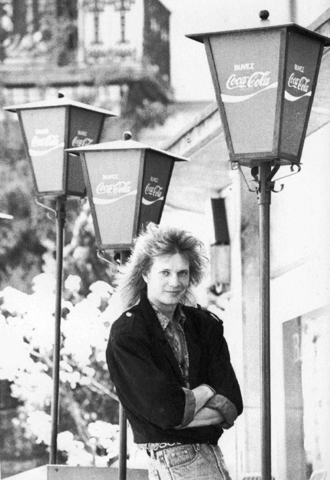 Många strängar på sin lyra. Efter hårdrocken har det bland annat blivit <em>Melodifestival</em> för Tommy Nilsson. <em>En dag</em> blev det svenska bidraget till <em>Eurovision</em> 1989. Foto: IBL Efter hårdrocken har det bland annat blivit Melodifestival för Tommy Nilsson.