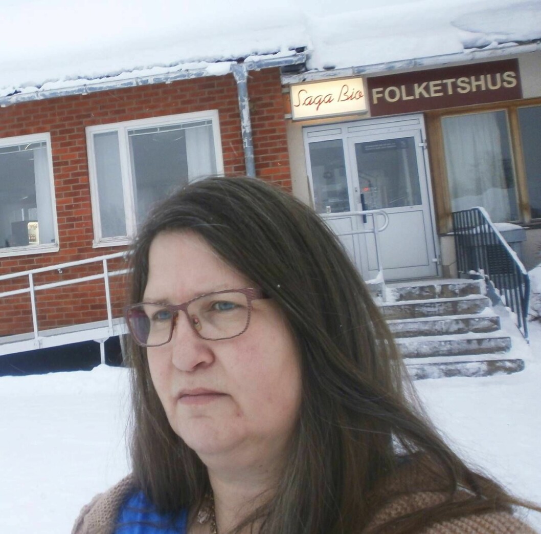 Laila Johannesson, ordförande i Åmsele Folkets hus-förening. Laila Johannesson