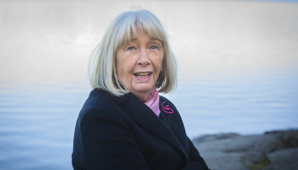 Ulla tycker att fler borde ta efter de digitala middagsträffarna. Ulla Lindau fotograferad vid Sisjön i Göteborg.