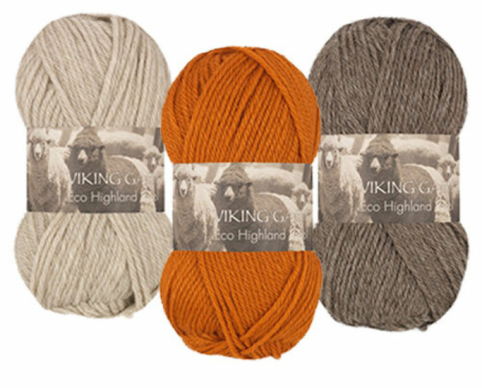 Ullgarn Eco Highland Wool från Viking Garn