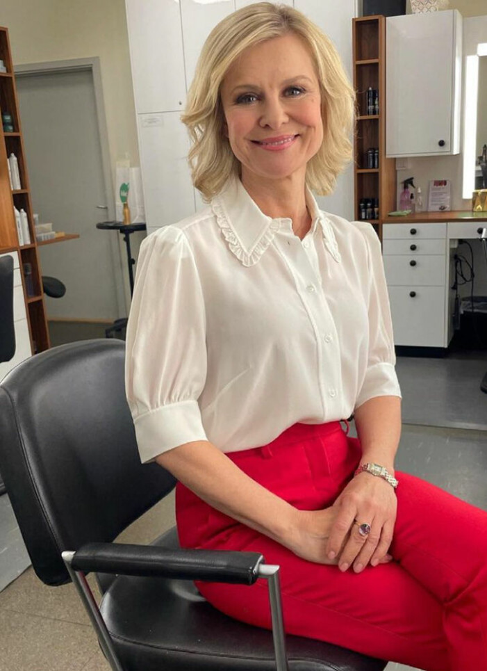 ulrika nilsson tv4 nyheterna vit blus