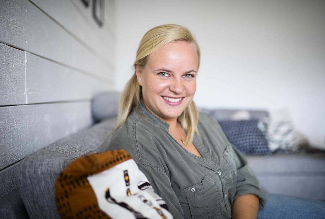 Det är mötet med patienterna som jag gillar mest, säger Evelina Fasth som blir lycklig av att ge och är på väg till Mercy ships i Senegal för att hjälpa patienter. Porträtt av Evelina Fasth som blir lycklig av att ge och är på väg till Mercy ships i Senegal för att hjälpa patienter.