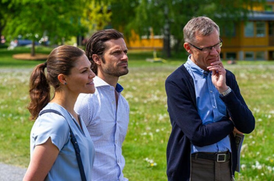 Kungliga Djurgårdsförvaltningen berättade om sitt arbete. Victoria och Carl Philip