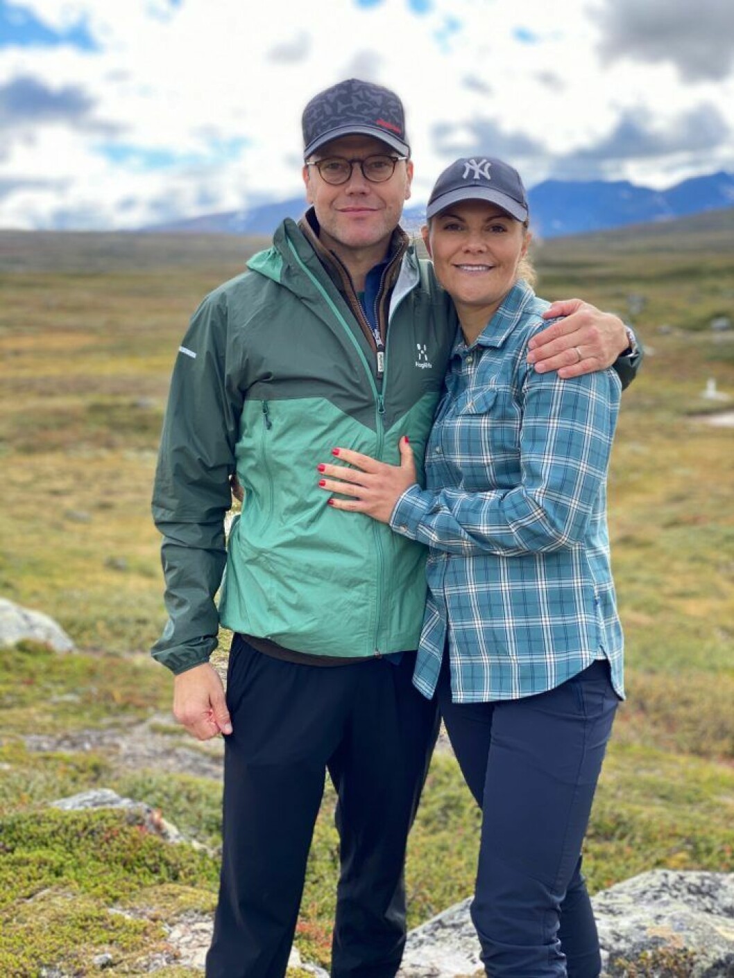 Daniel och Victoria i fjällen