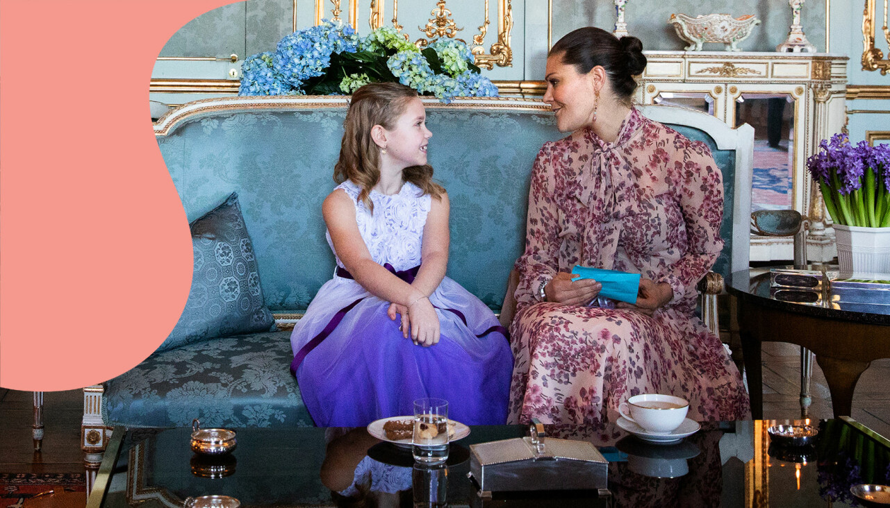 Victoria bjuder cancersjuka Emilia på kafferep på slottet via Min stora dag.