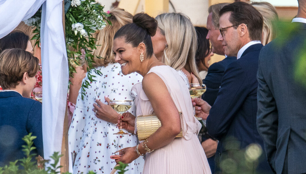 Victoria och Daniel på bröllop