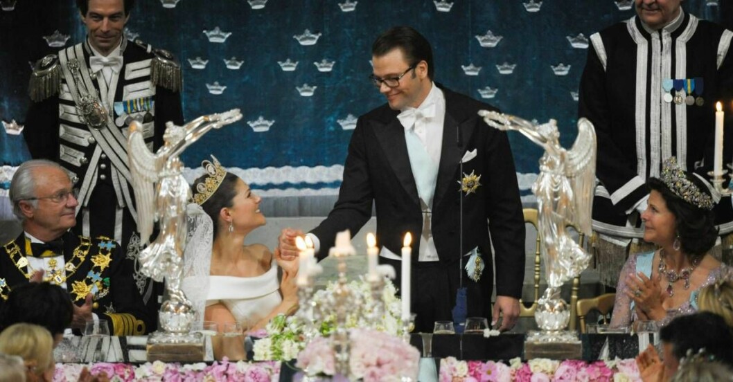 Prins Daniels kärlekstal till kronprinsessan Victoria på bröllopet 2010 Prins Daniel håller tal till kronprinsessan Victoria