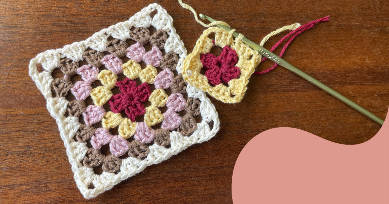 Så virkar du en mormorsruta – steg för steg | Allas