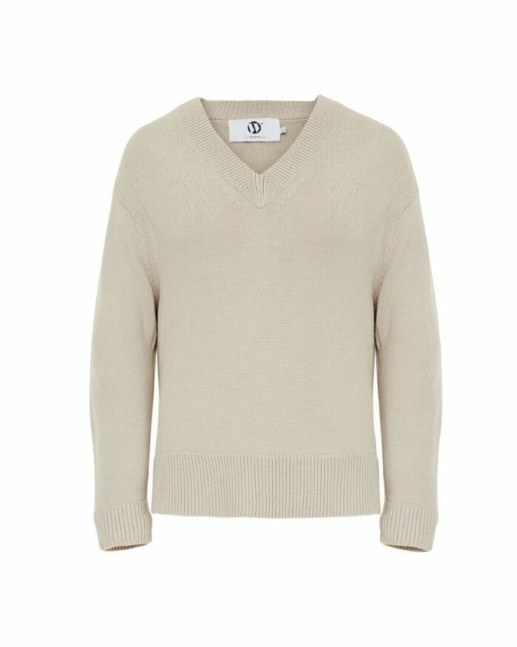 Beige kofta med v-ringning. <a href="https://track.adtraction.com/t/t?a=1241227584&as=1218462148&t=2&tk=1&epi=wakakuu-beige-troja&url=https://www.wakakuu.com/se/catalog/product/view/id/165475/category/3636/" target="_blank" rel="noopener">Här kan du köpa den</a>. Beige kofta med v-ringning från Wakakuu.