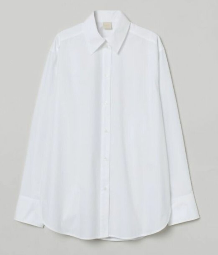 vit skjorta H&M