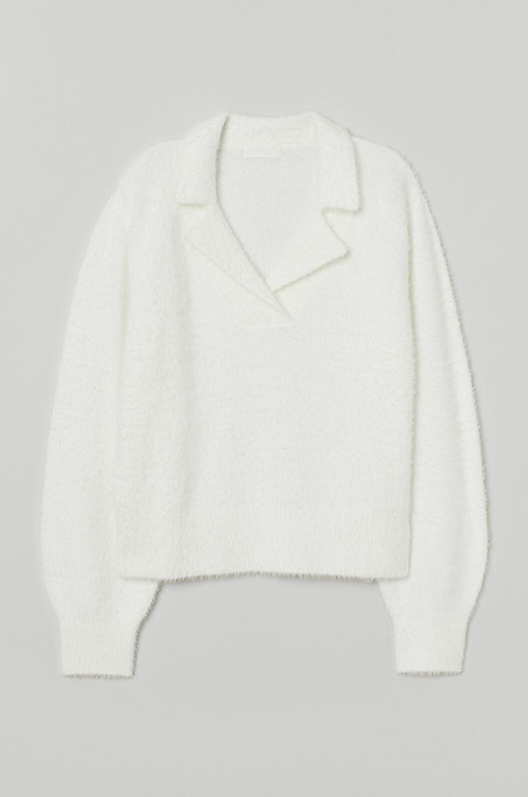 Vit tröja med krage från H&M.