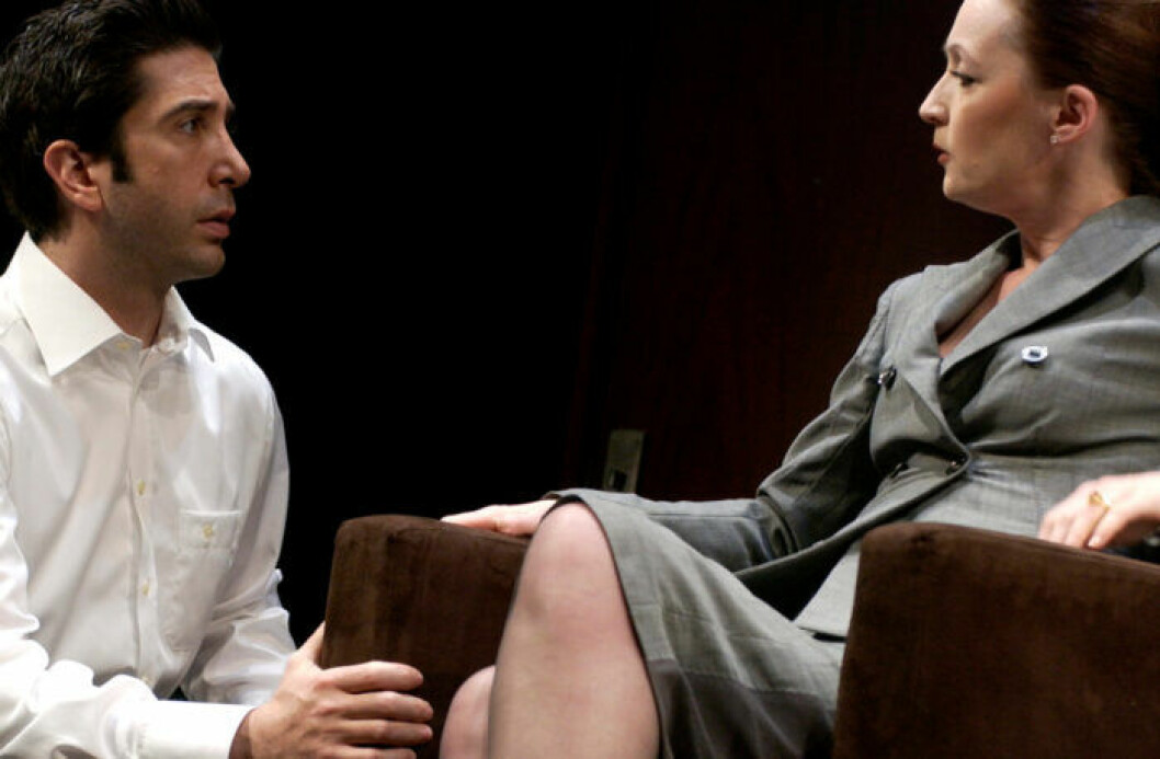 David Schwimmer spelar teater på West End i London 2005. David Schwimmer spelar teater på West End i London 2005.