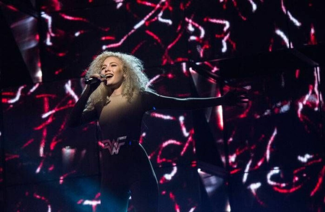 Wiktoria i melodifestivalens deltävling i Malmö 2016 med. det är inte uteslutet att hon dyker upp i tävlingen igen. Bild: IBL Wiktoria melodifestivalen 2016