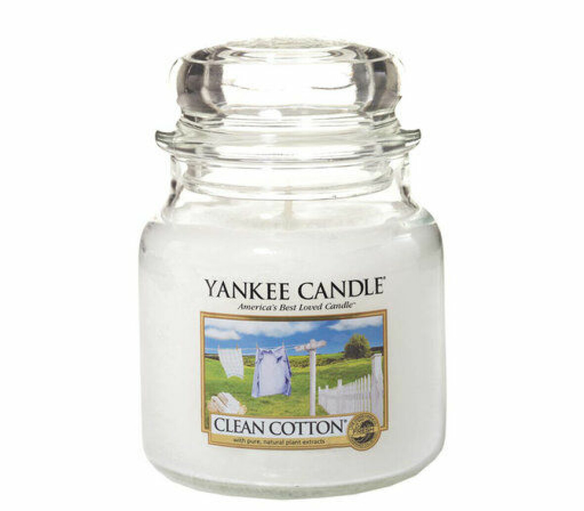 Yankee candle, vitt.