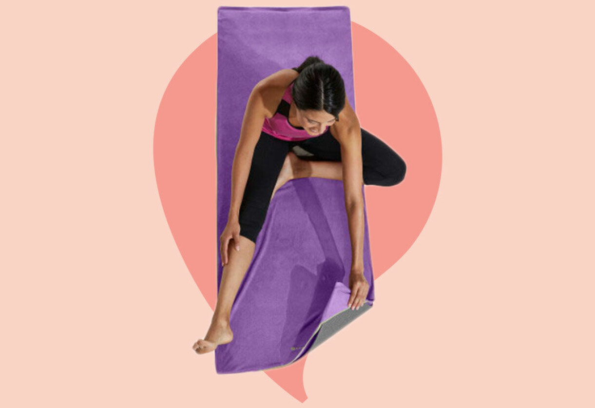 Yogamatthandduk till hemmagymmet
