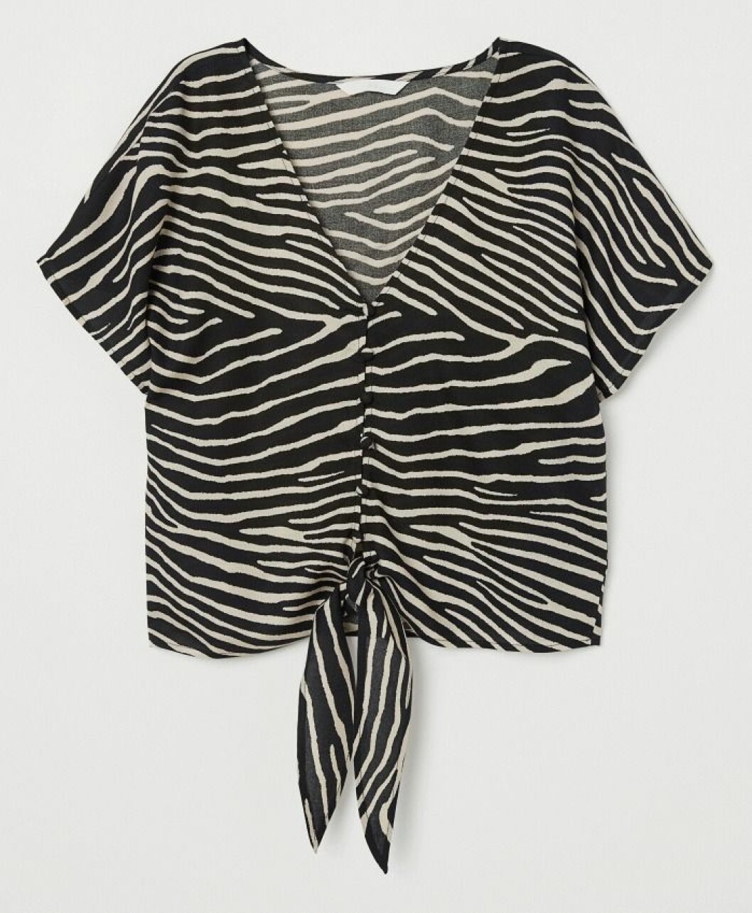 Zebrarandig blus från H&M