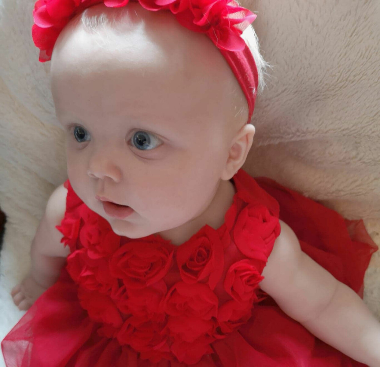 Zeldas dotter Hailey Gunnarsson, knappt sju månader. Foto: Privat