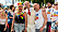 Zinat Pirzadeh, Mark Levengood och Jonas Gardell under Prideparaden 2023.